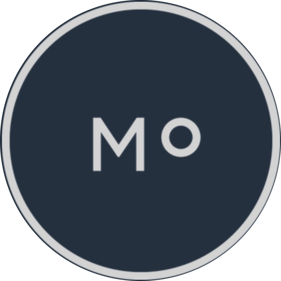 Molekule Logo Circle with Grey Background