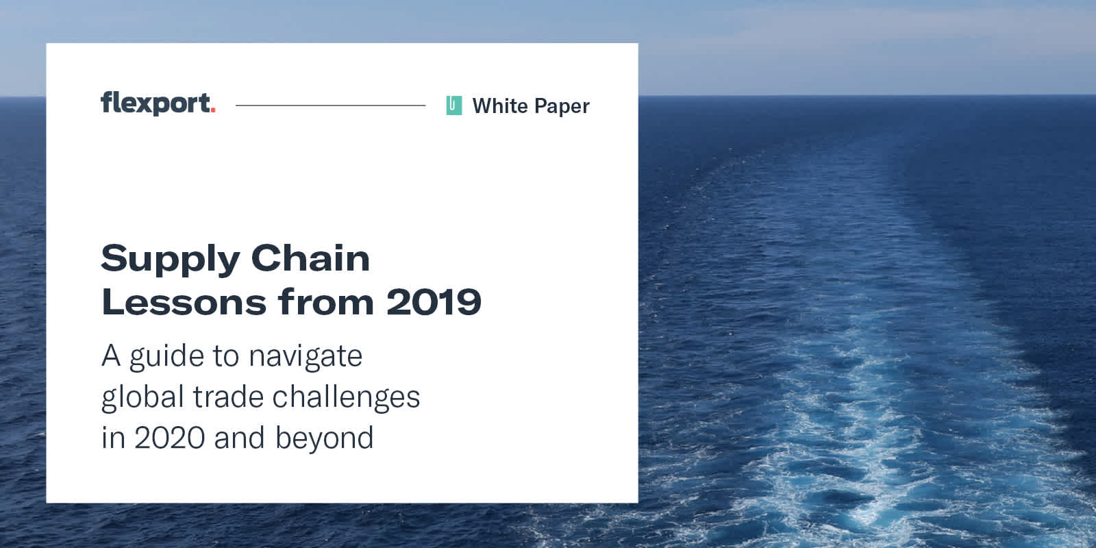 Supply Chain Lessons from 2019