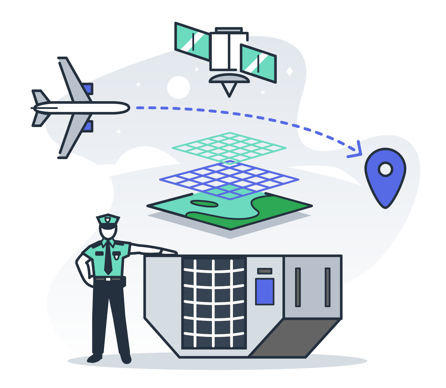 AF-11-3x - air logistics illustration