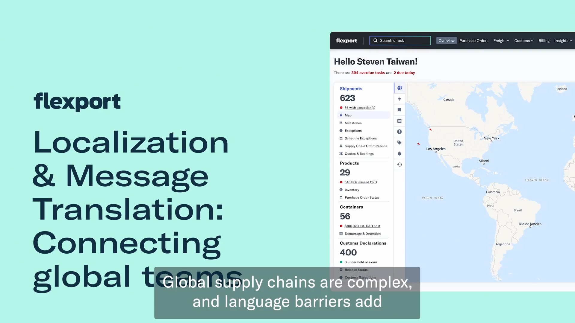 localization and message translation connecting global trade