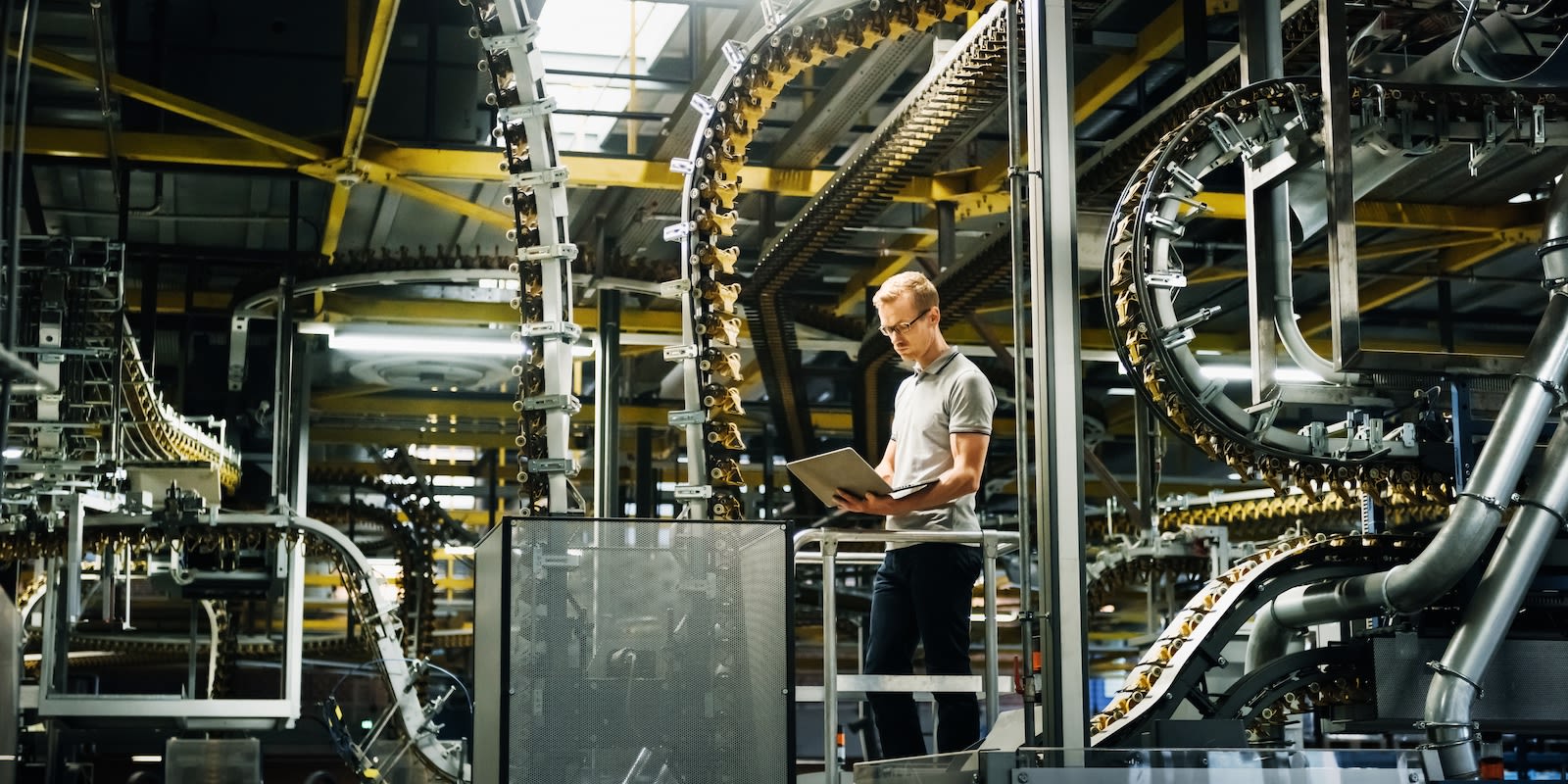 Automated factory in Germany
