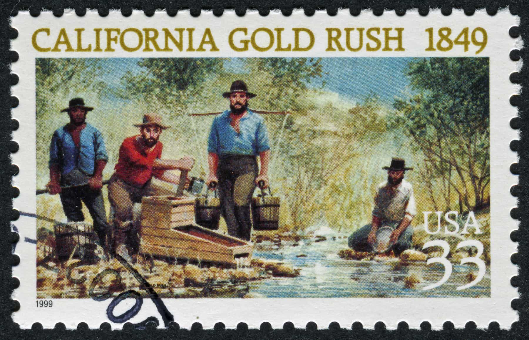 P2 10-49er's California Gold Rush Million Dollar Bills Collectible MONEY 