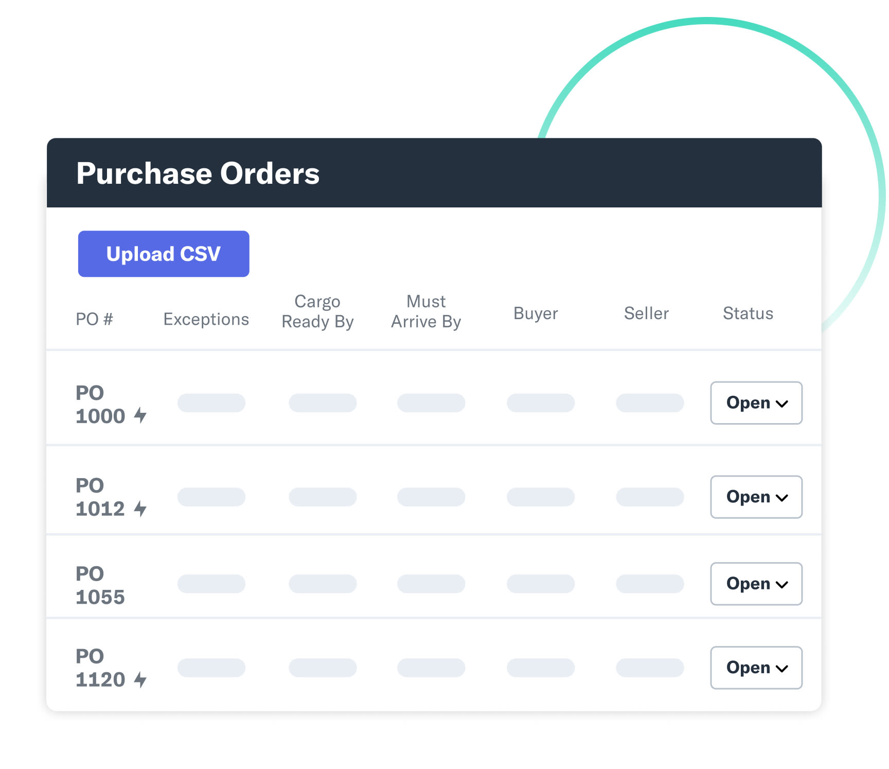Order management module on the Flexport Platform