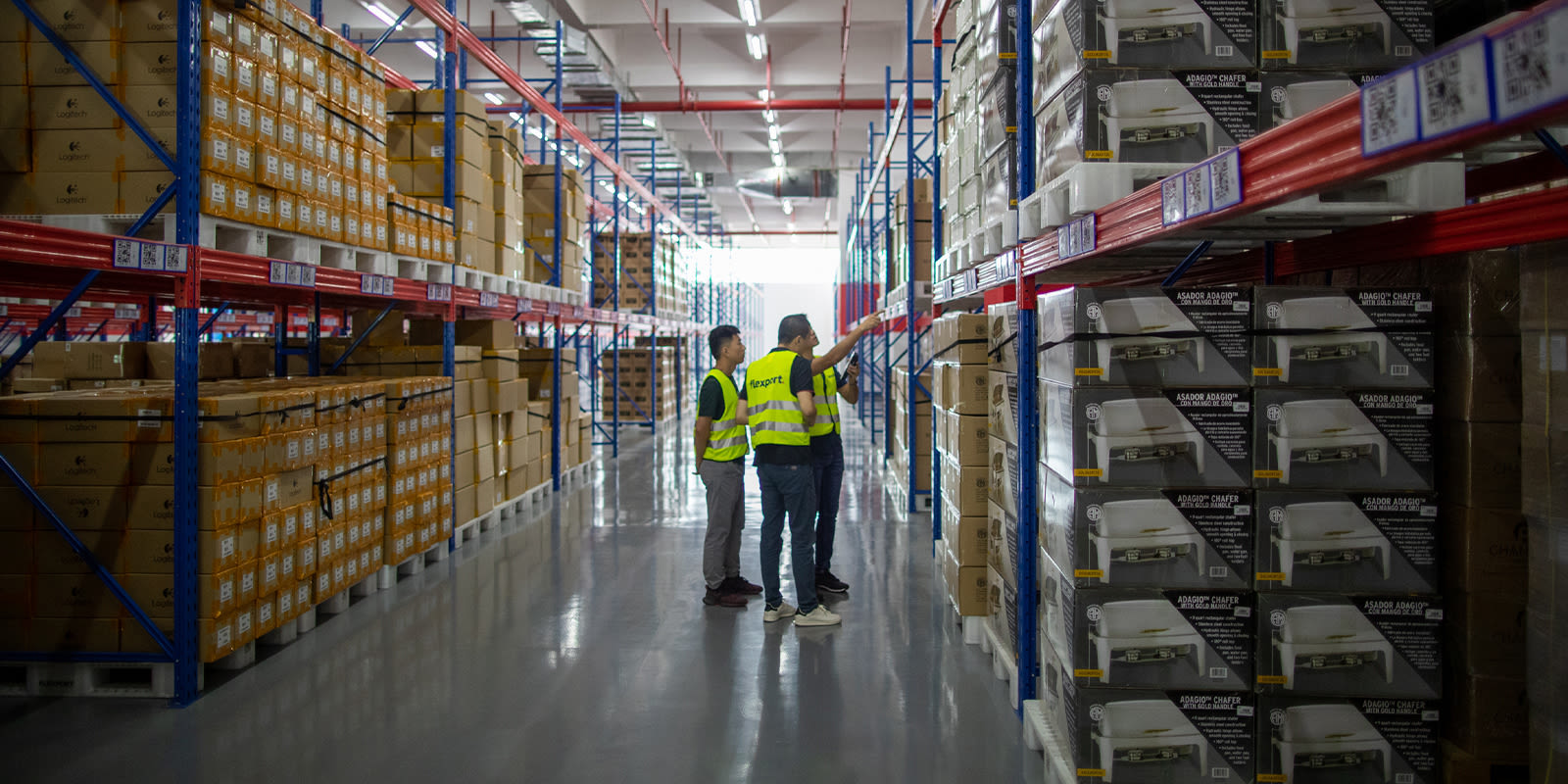 Flexport warehouse workers 5-5-20