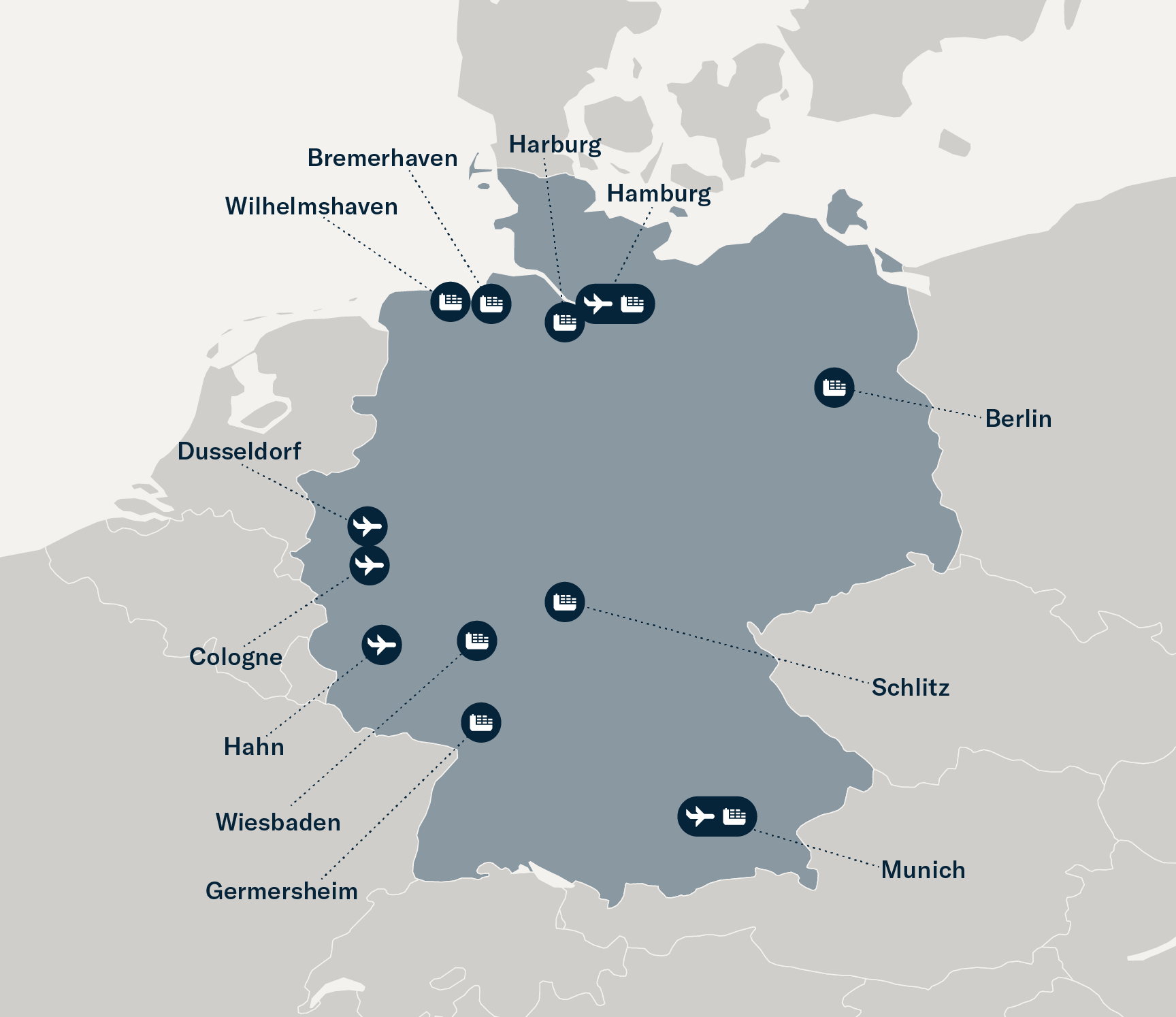 Flexport-Service-Map-Germany