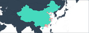 China major ports