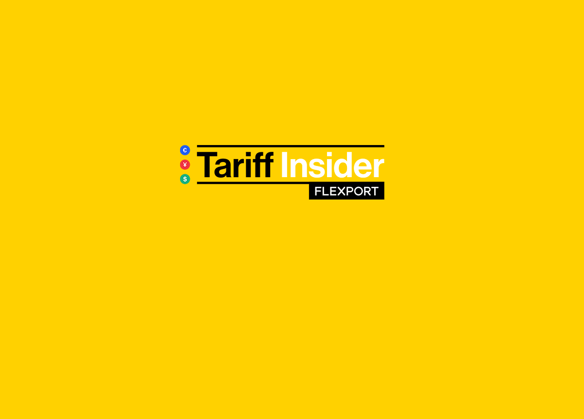 Tariff Insider - November 27, 2018