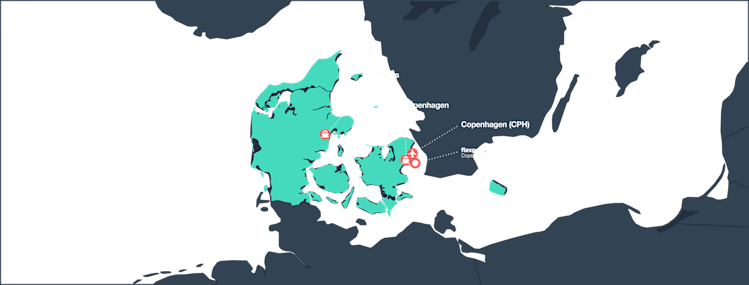 Denmark major ports