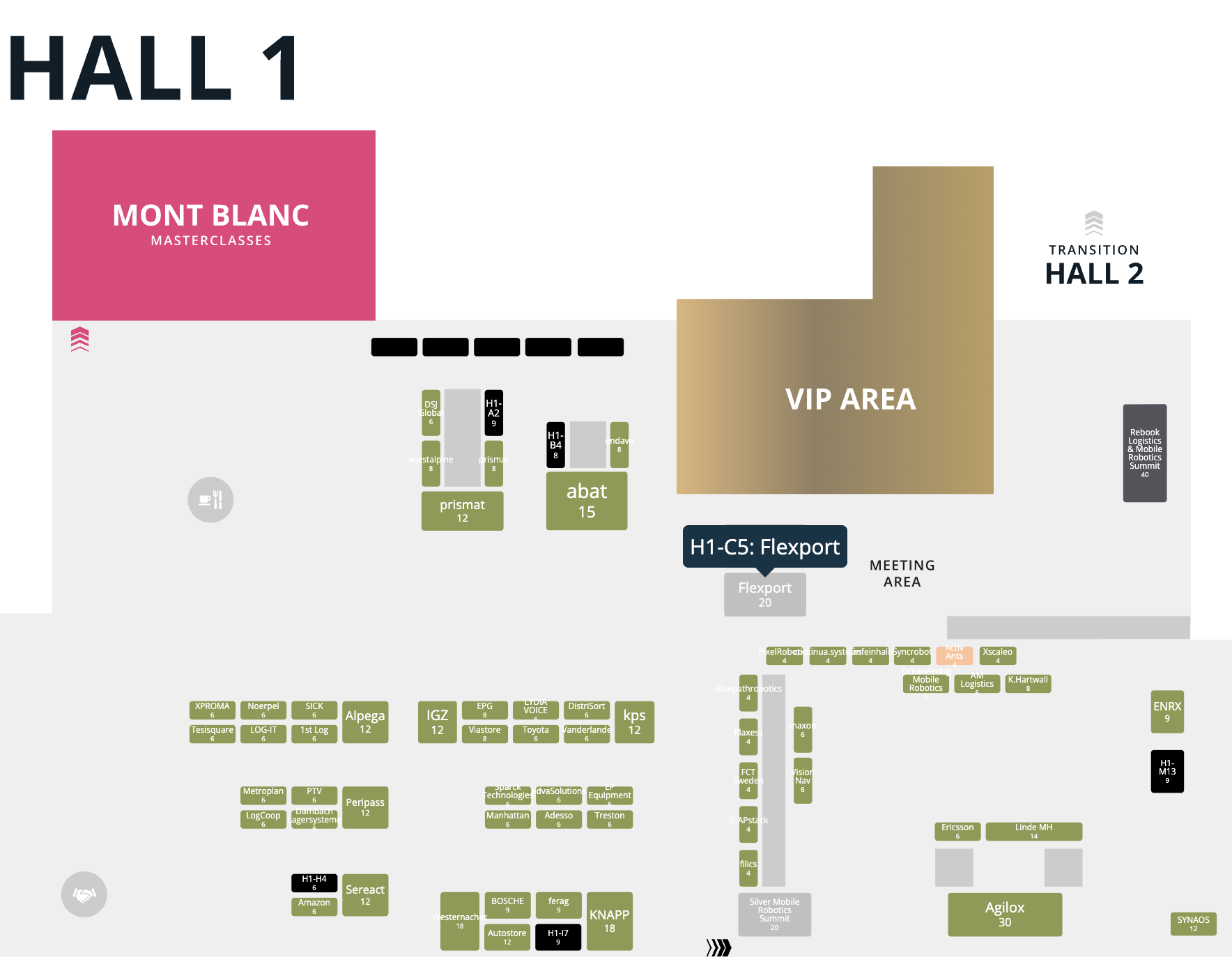 Logistics Summit 2025 floor plan