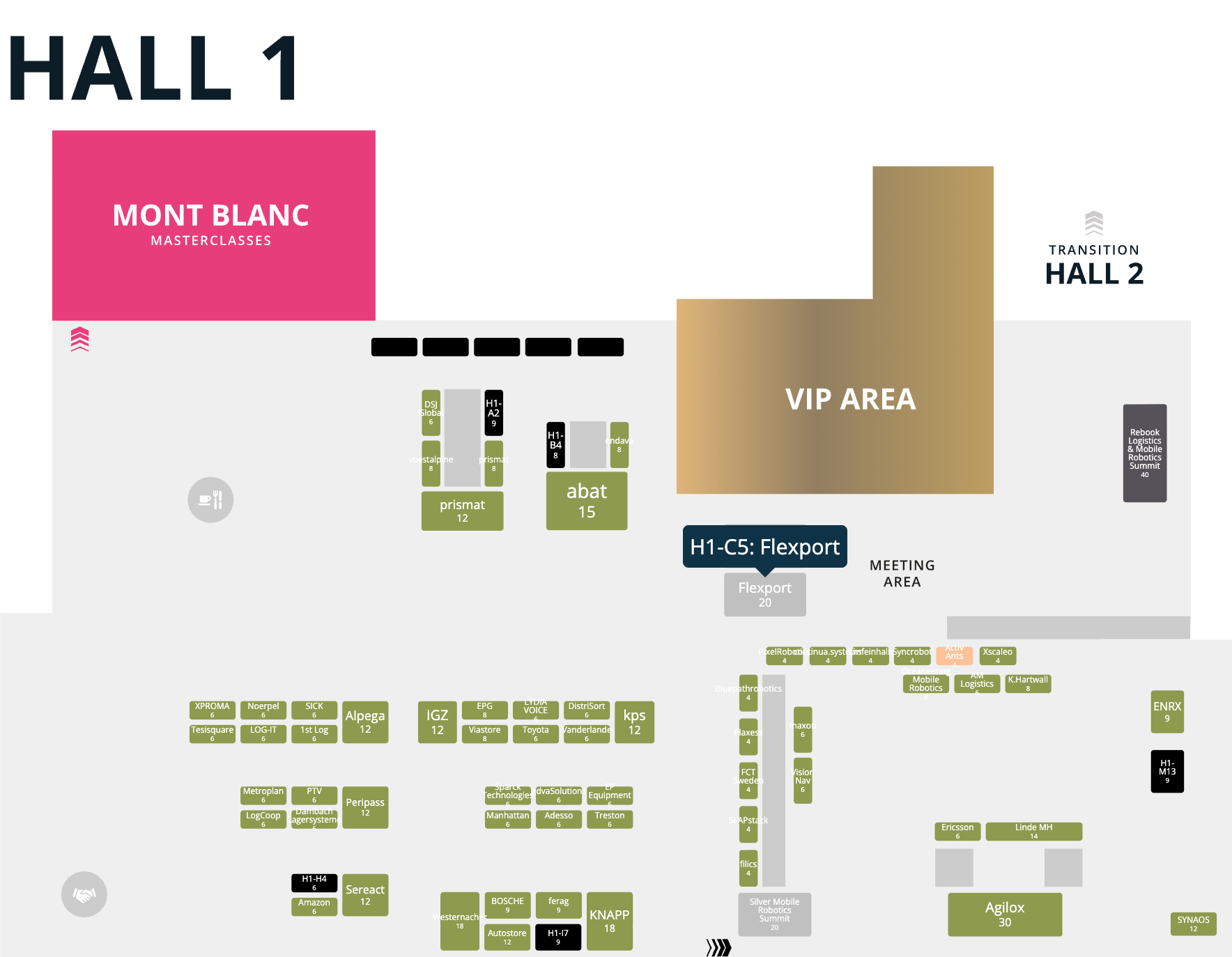 Logistics Summit 2025 floor plan