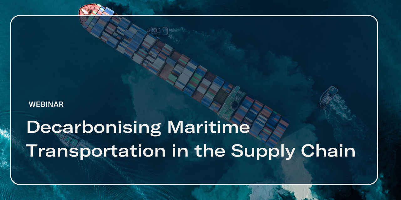 Image | Decarbonising Maritime Transportation in the Supply Chain