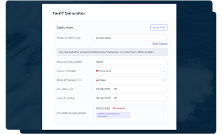 Wheel Simulator Hs Code Tariff Simulator | Flexport
