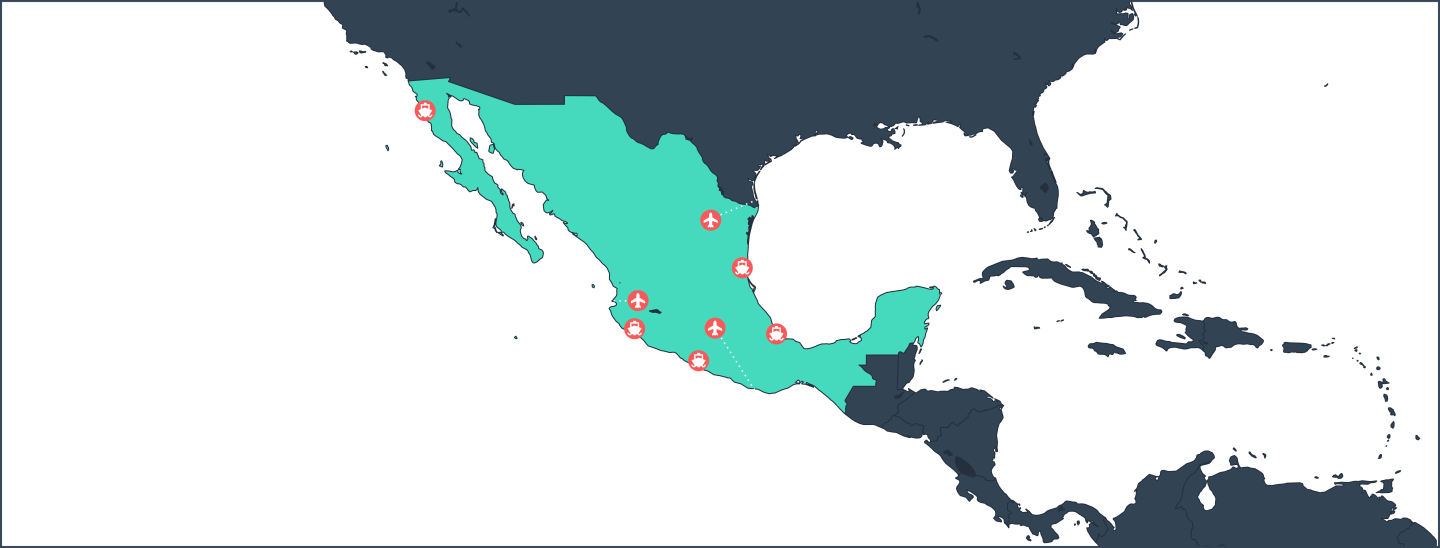 Mexico major ports