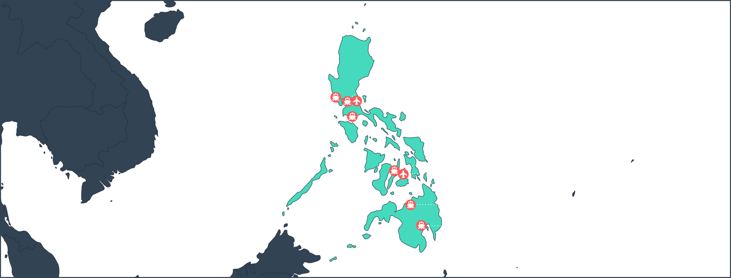 Philippines major ports