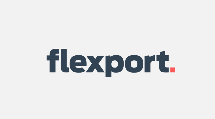 This is Flexport's main logo, in color. It's the Flexport logo with the Flexport colors.