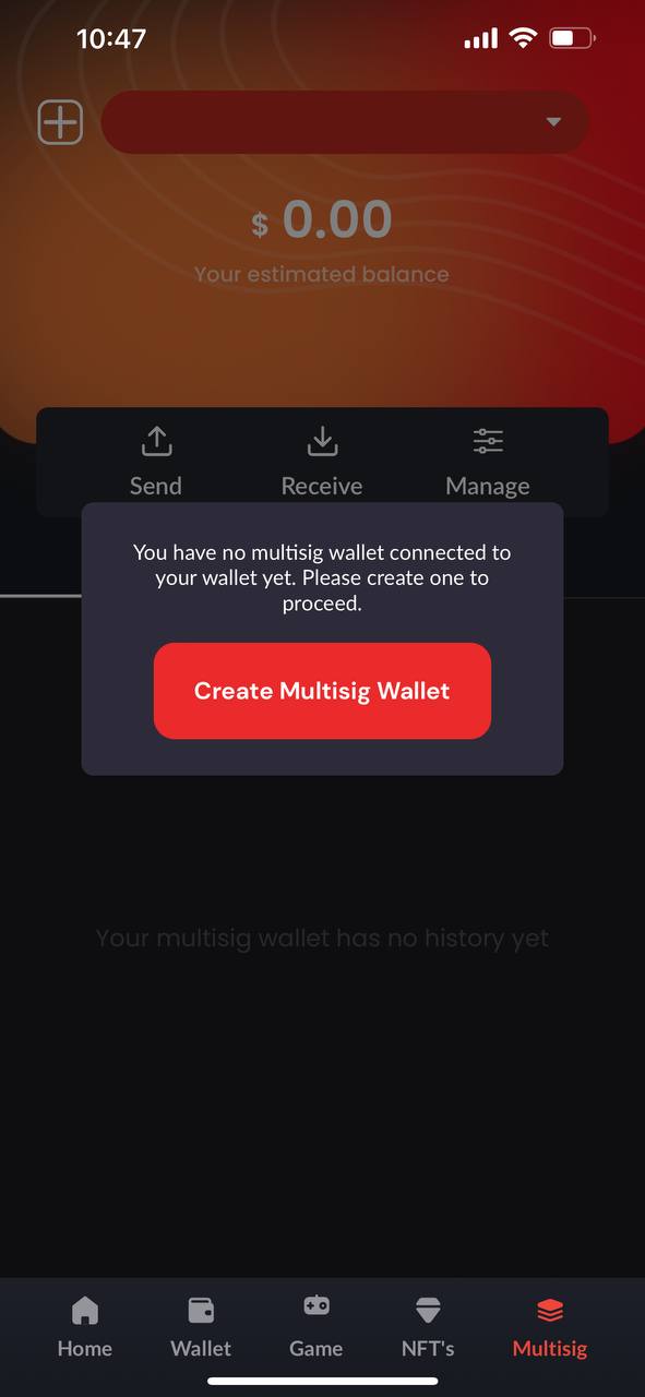 create multisig wallet