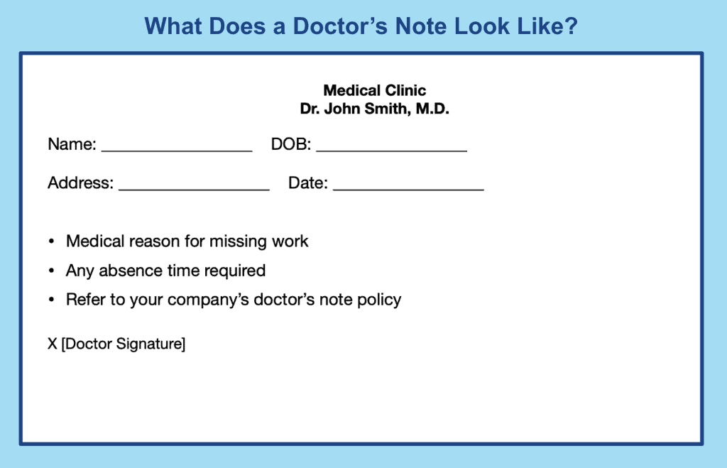 funny fake doctors note