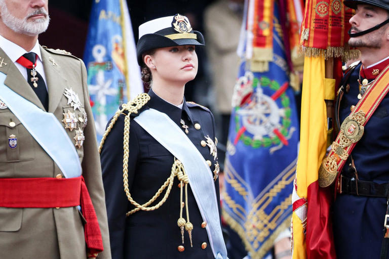 Ce moment gênant pour la princesse Leonor d’Espagne lors d’une réception au palais royal