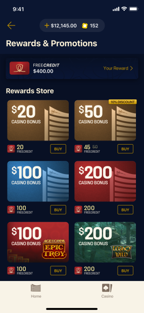 Redeem Rewards In-App 
