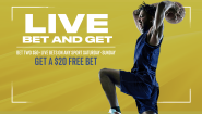 Live Bet and Get $20 Free bet - TN