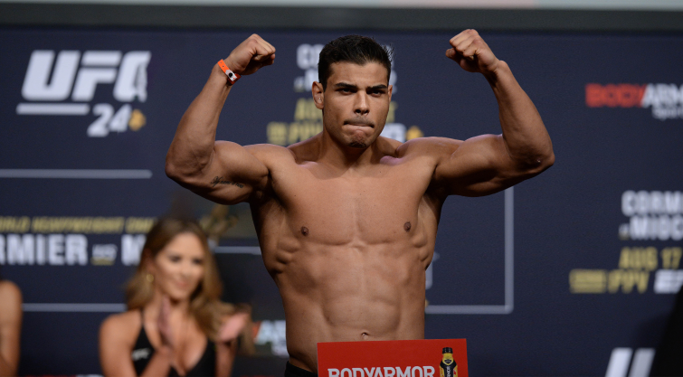 Paulo Costa at UFC 241 weigh in, photo by Gary A. Vasquez-USA TODAY Sports