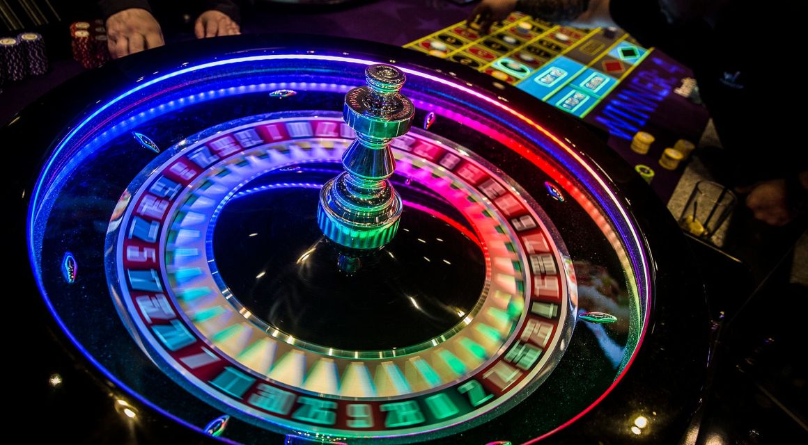 Roulette wheel at casino. Photo Credit: Jordan Kartholl, The Star Press