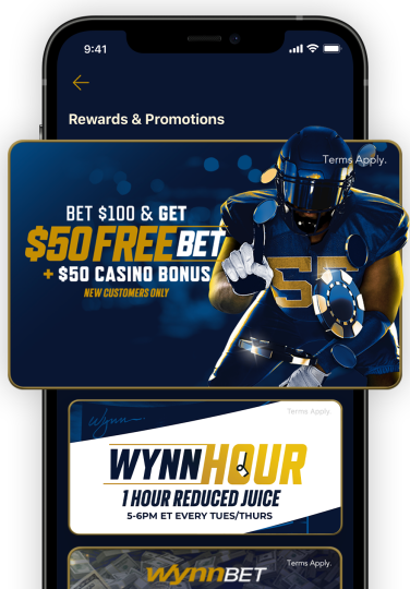 Bet $100 and get $50 Casino Bonus and $50 Free Bet on the WynnBet app
