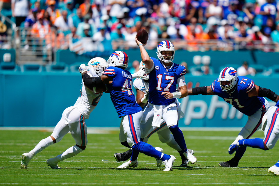 Miami Dolphins defense stops Buffalo Bills, Josh Allen