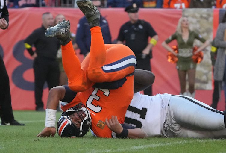 It's all bad for Russell Wilson and the Broncos right now.