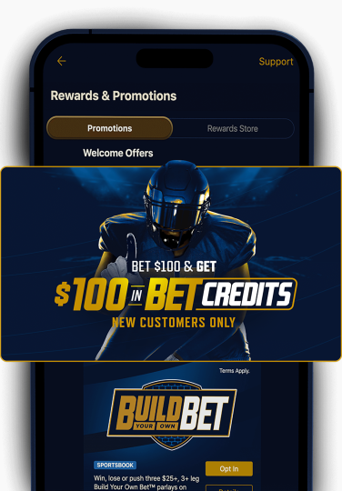 Bet $100 Get $100 Bet Credit on the WynnBet app