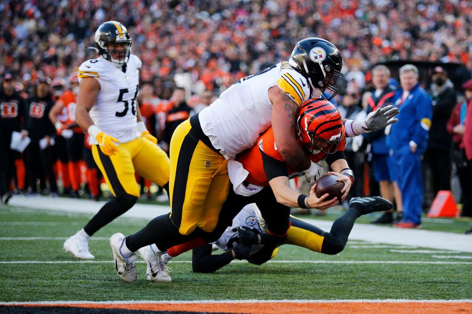 Cincinnati Bengals vs Pittsburgh Steelers in NFL Week 12