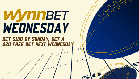 Bet $100+ on sports this week and get a $20 Free Bet on Wednesday