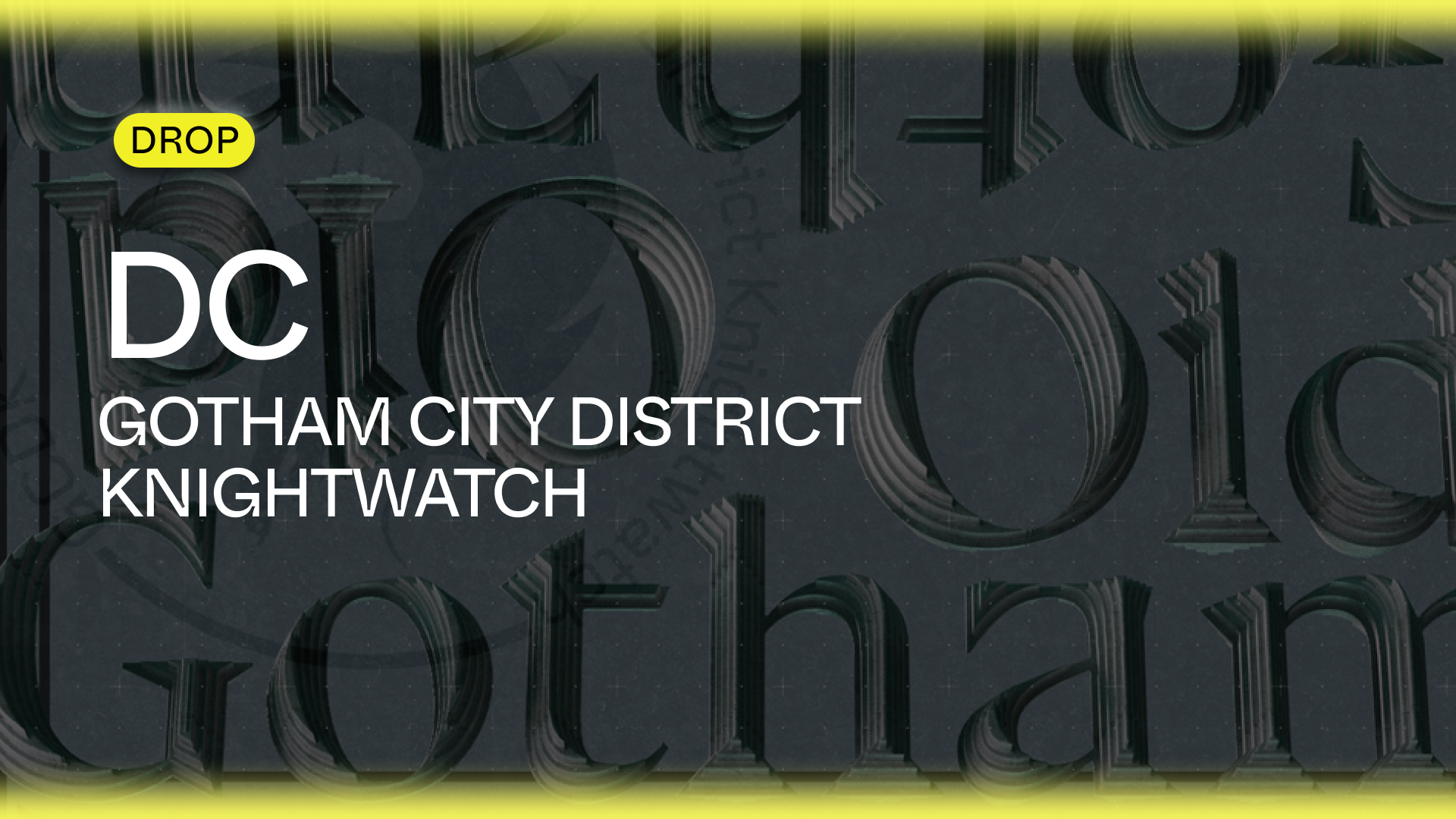 Introducing Gotham City District Knightwatch.