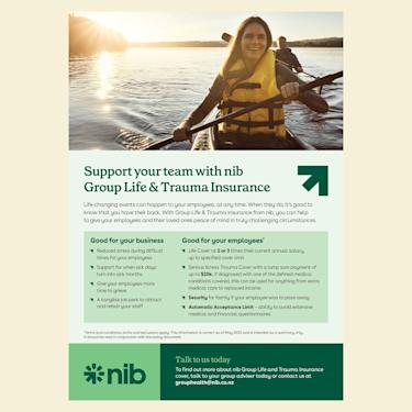 Group Life Trauma Flyer