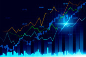 Abstract finance background