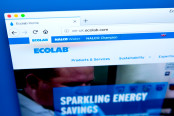 Homepage of the website for Ecolab