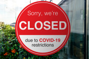 Shop, company, shopping centre closed due to COVID-19