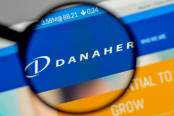 Danaher logo on the website
