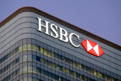 HSBC building in Canary Wharf financial centre.