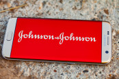 Johnson & Johnson logo on a white background