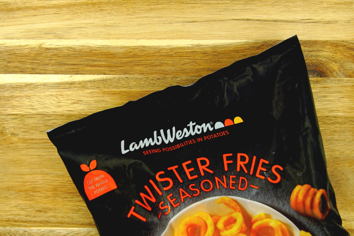 Package of Lamb Weston Twister Fries