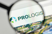 Prologis logo on the website homepage