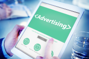 Digital Online Webpage Advertising Marketing Concept