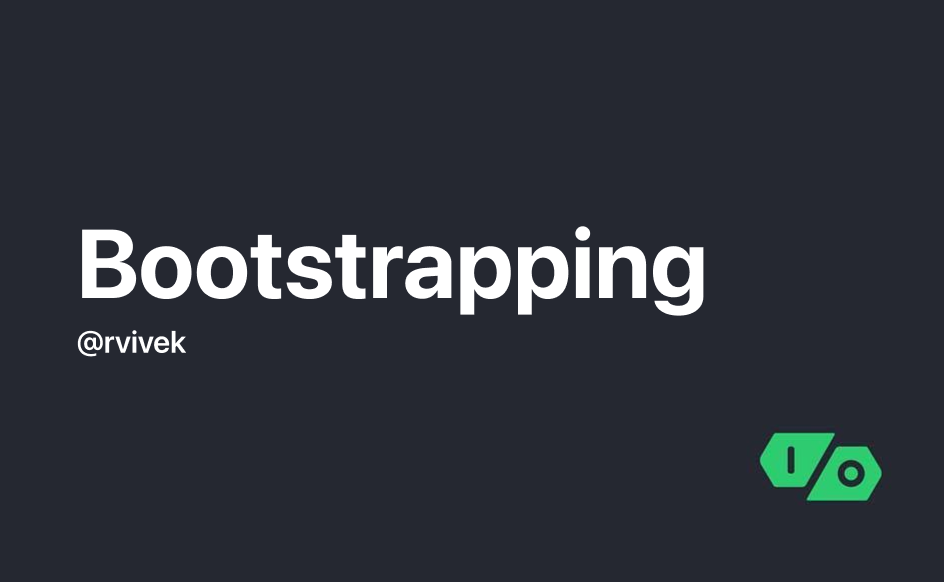 Cover Image for Bootstrapping