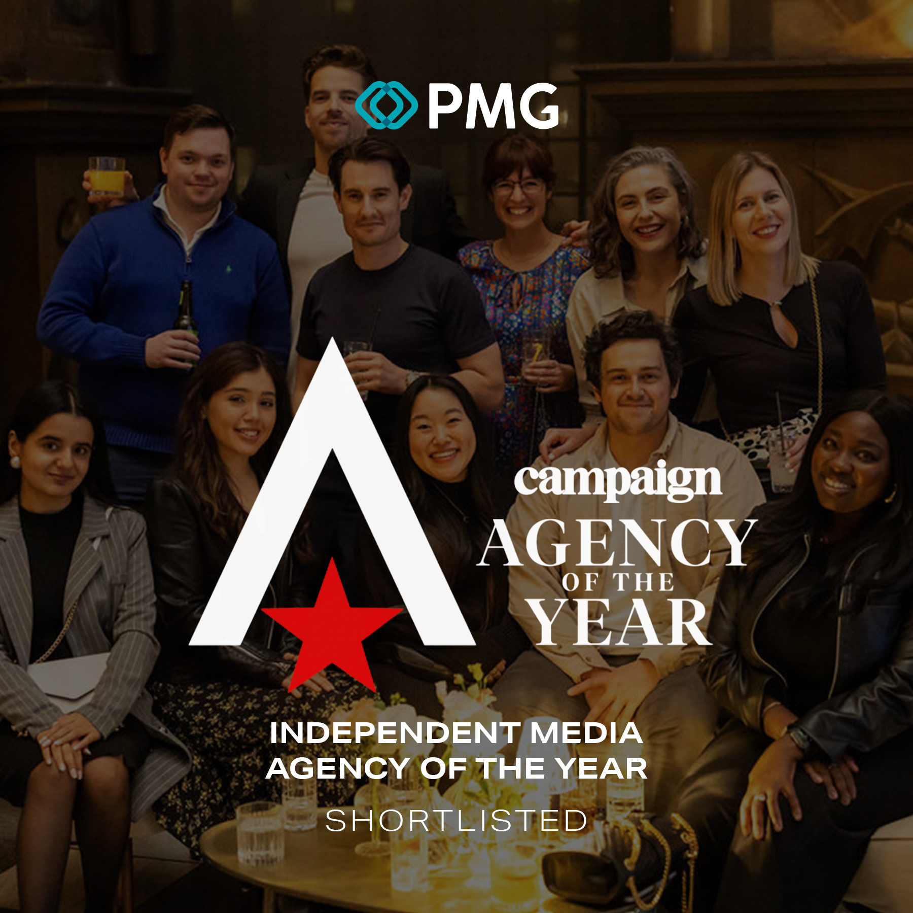 PMG Shortlisted for Campaign UK’s Independent Media Agency of the Year