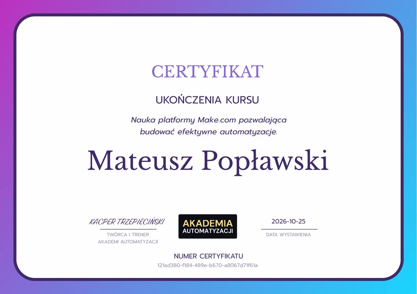 Make.com - Akademia Automatyzacji