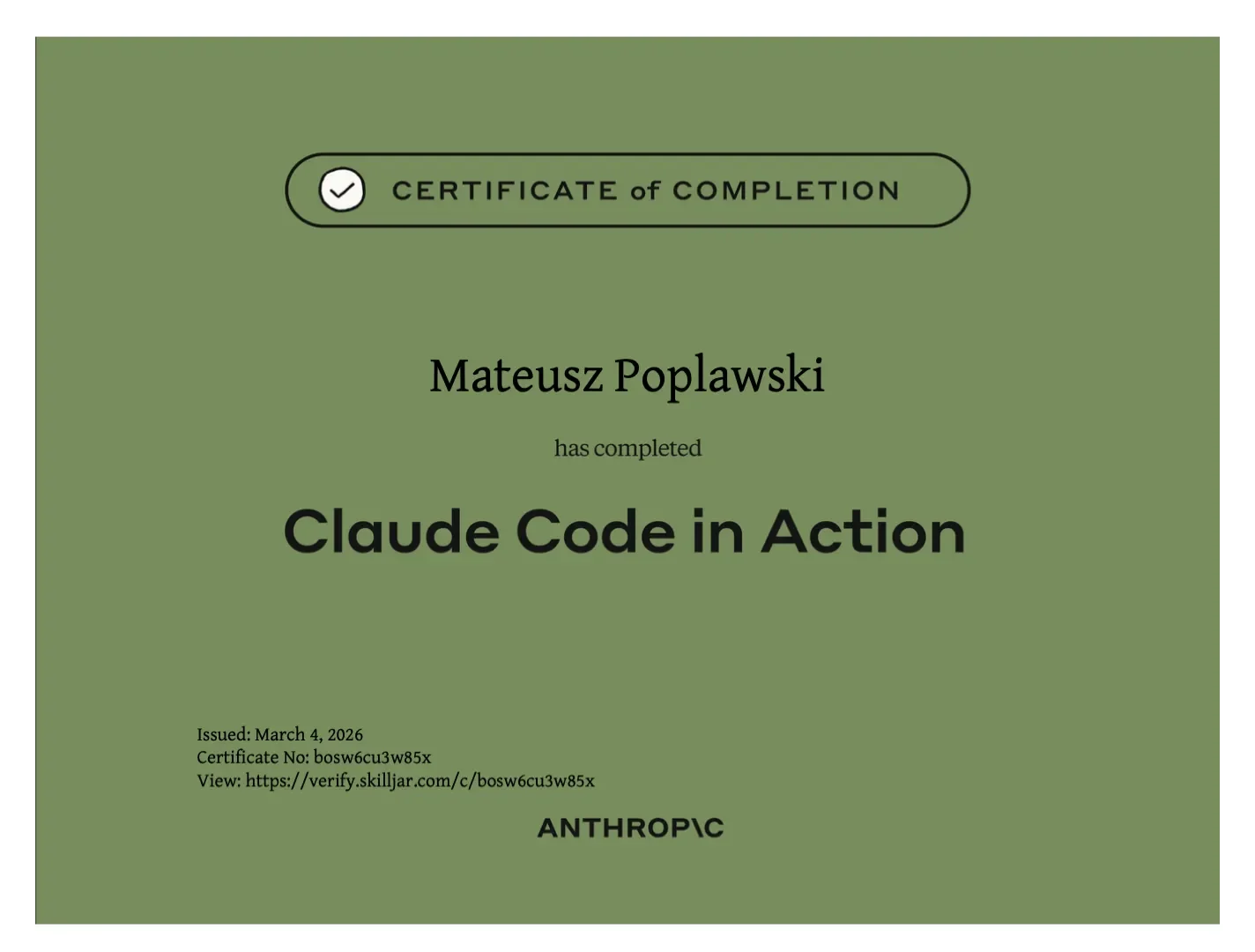 Anthropic - Claude Code