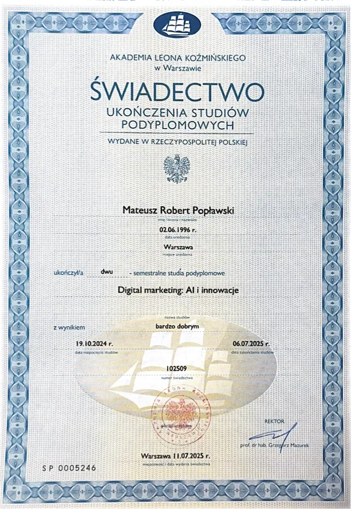 Digital Marketing, AI i Innowacje 