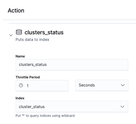 elasticsearch monitoring action