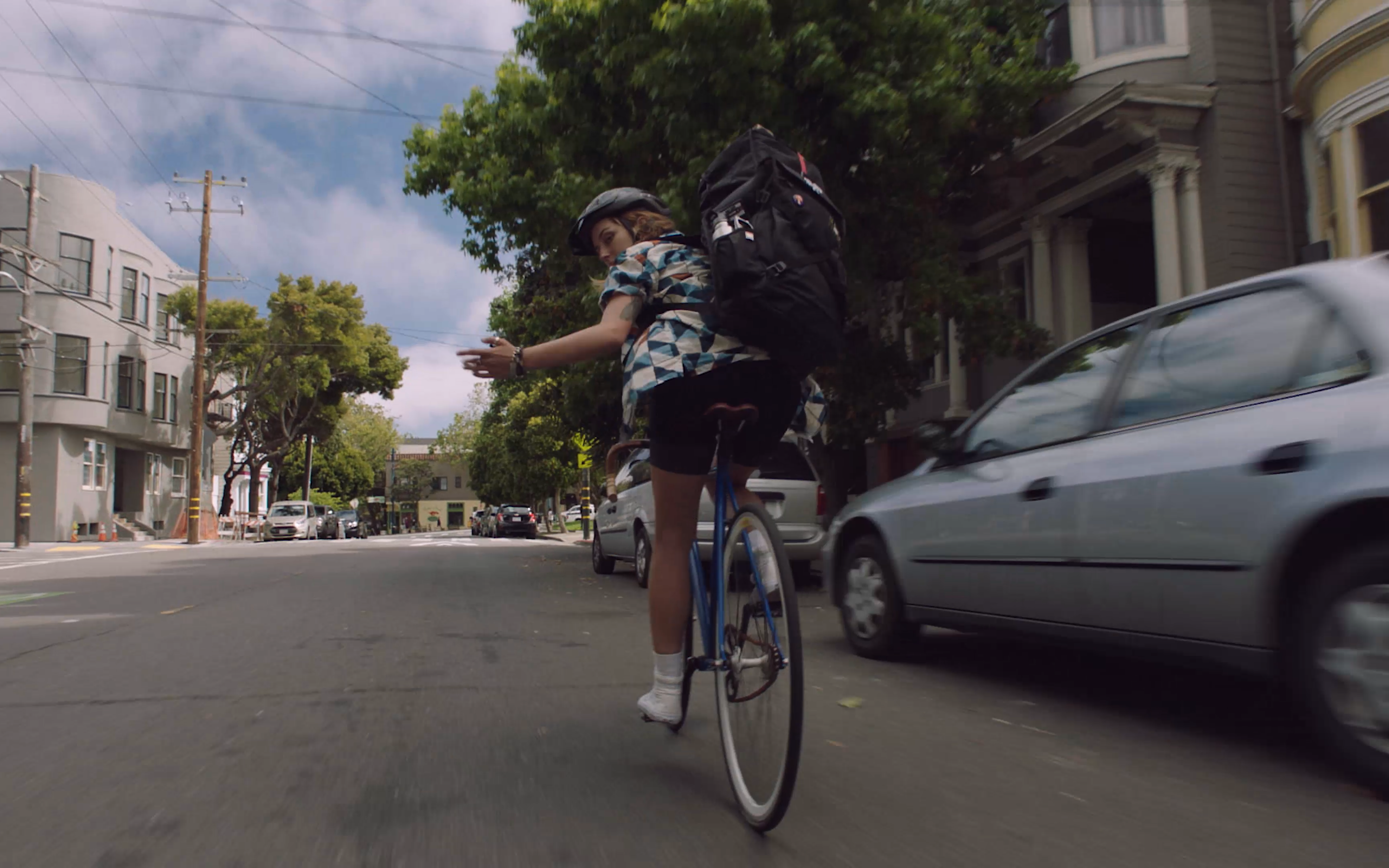 Poster image for Sharing the Road:  Cruise Cyclists Make Self-Driving Safer